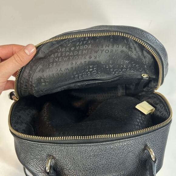 Kate Spade New York Jackson Leather Backpack Size Medium Black - Picture 7 of 11